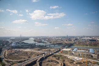 The new symbol for business space in Belgrade - Skyline AFI Tower - has reached full height