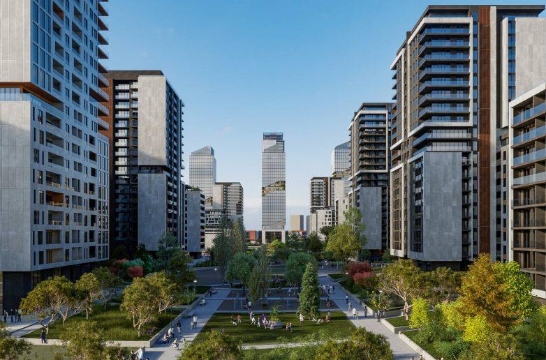 Green Line: A complex on the site of IMT with a 160-meter tall tower