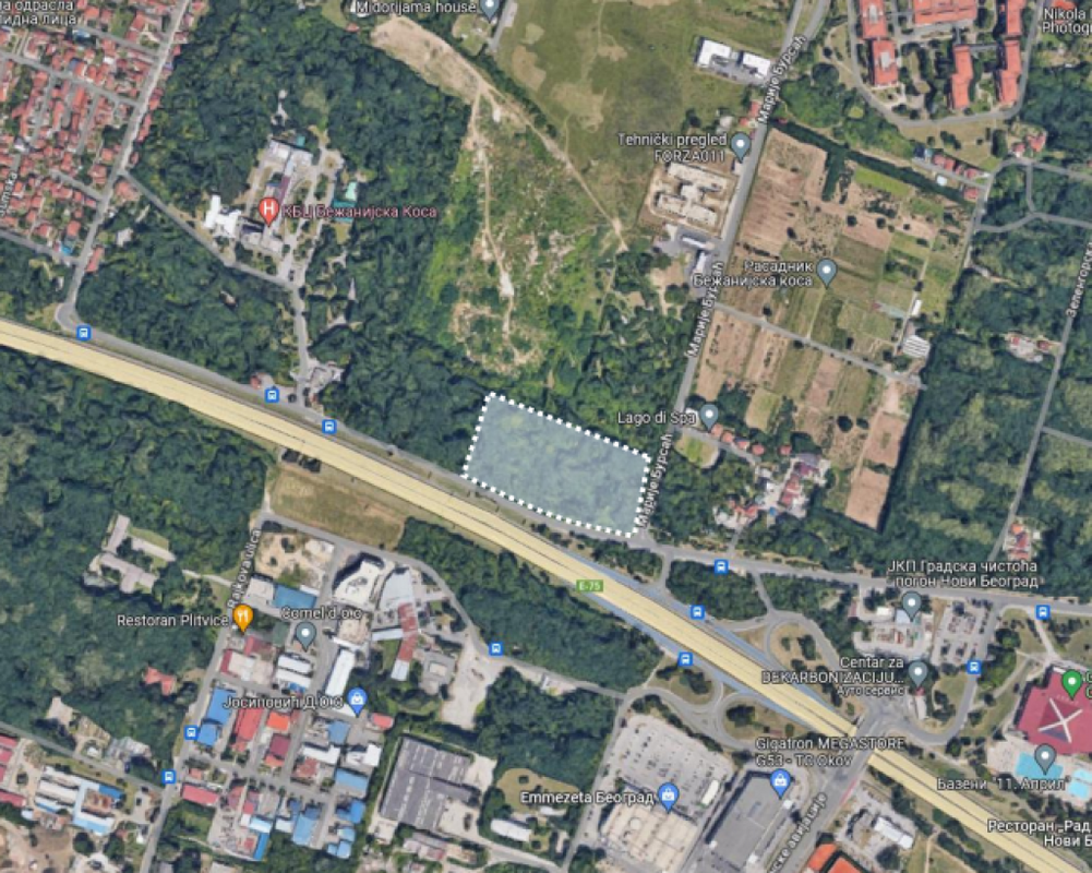 Commercial Facilities to be Built Covering 46,864 m² near Bežanijska Kosa Clinical-Hospital Center
