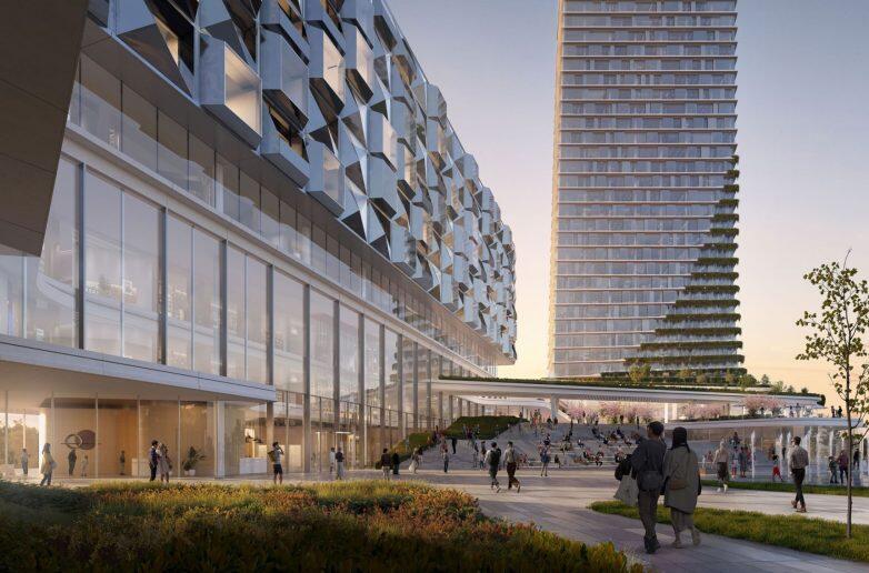 Office Space Planned Within New Complex at Former Hotel Jugoslavija Site