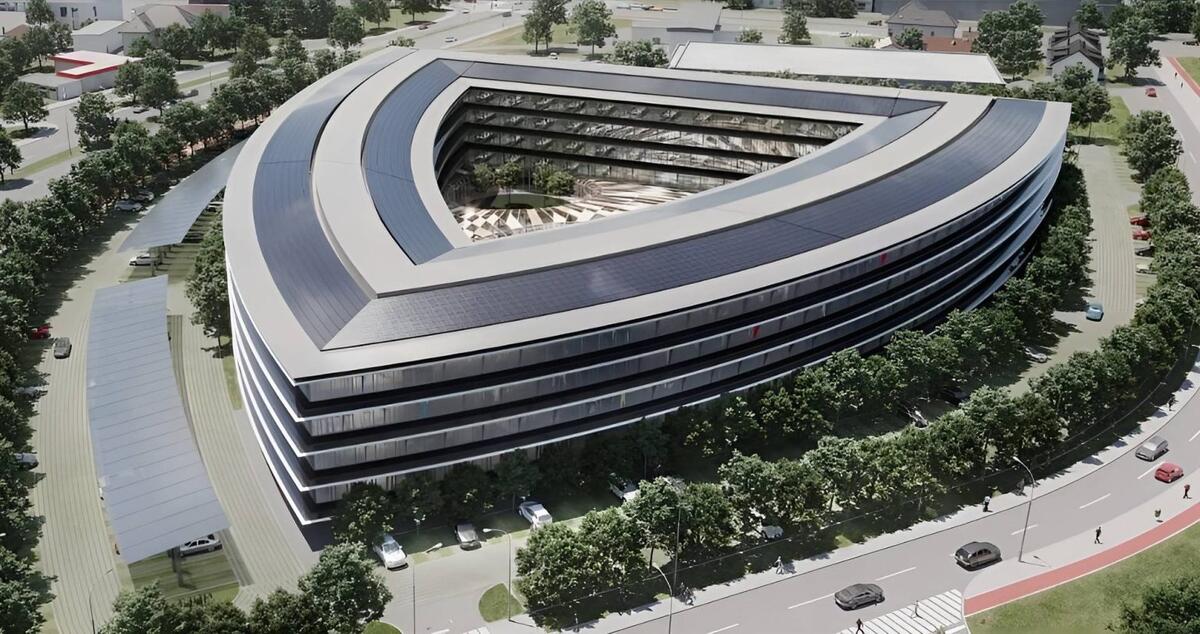 Delta Iron Construction Site: Reinforced Concrete Works Underway on Business Complex in Novi Sad